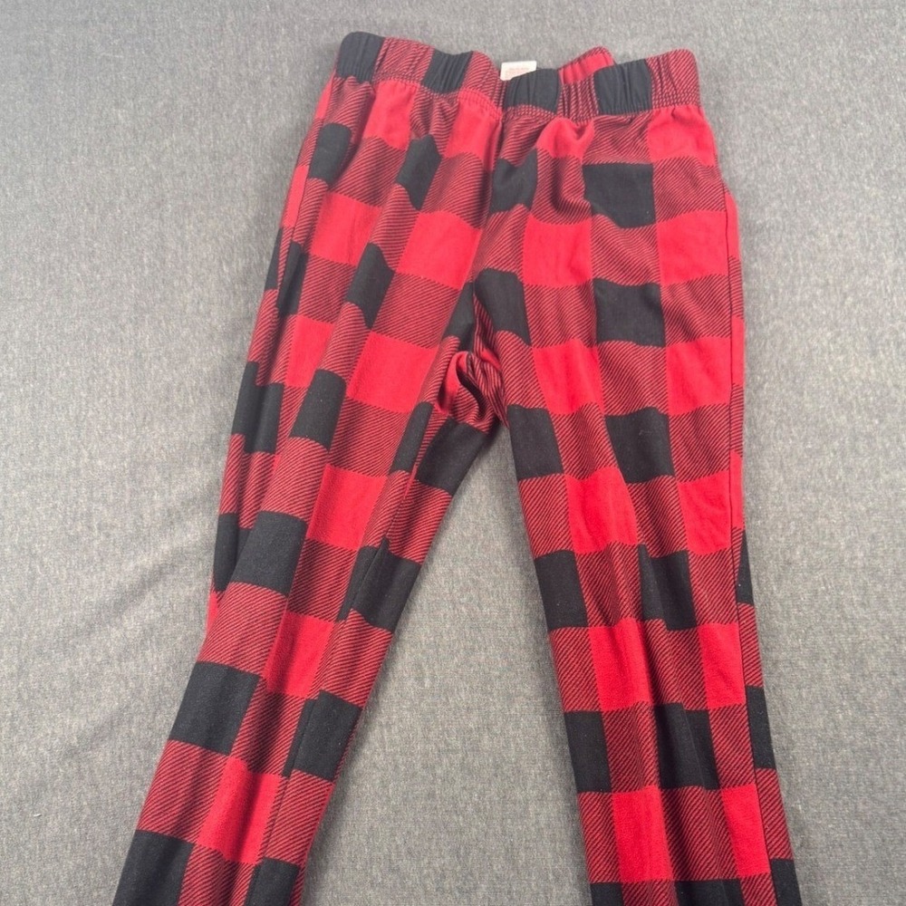 North‎ Pole Kids Buffalo Plaid Pajama Pants Girls Sleepwear Size S 7/8
